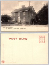 John Adams Birthplace Quincy MA Postcard