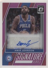 2017 Donruss Optic Signature Series Pink Prizm 24/25 Amir Johnson #20 Auto 0e1