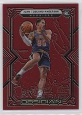 2021-22 Panini Obsidian Electric Etch Red Flood Juan Toscano-Anderson #182 0jr6