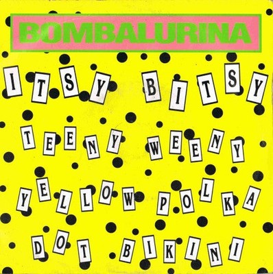 Bombalurina - Itsy Bitsy Teeny Weeny Yellow Polka Dot Bikini - Used V - G8100z