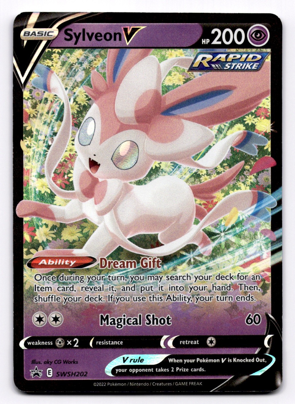 Sylveon V SWSH: Sword & Shield Promo Cards - Pokemon NM SWSH202