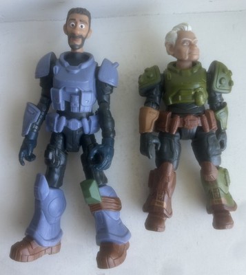 Disney Pixar Lightyear Alpha Class Darby Steel + Mo Morrison Action Figure Lot!