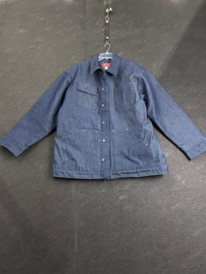 #ad #ad WILD ASS Lined Denim Chore Coat Men#x27;s Size XL Bailey#x27;s Blue $74.99
