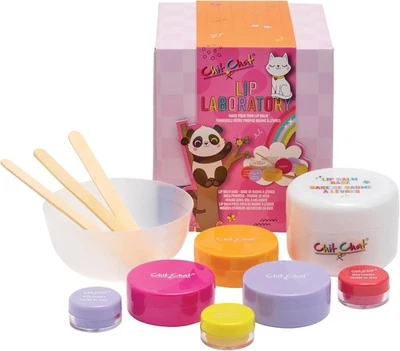 Lip Laboratory Make Your Own Lip Balm Girls Chit Chat Beauty Gift Set Christmas