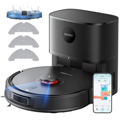 Robot Vacuum and Mop, 5000Pa Suction Self-Emptying Robot Vacuum, Hair,Q10 pro