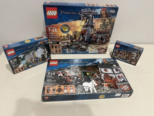 LEGO Pirates of the Caribbean Sets 4191,4192,4193,4194 New Great Condition