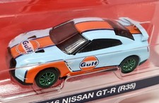 Greenlight 1/64 Nissan GT-R R35 2016 Gulf Edition Diecast Scale Model Car