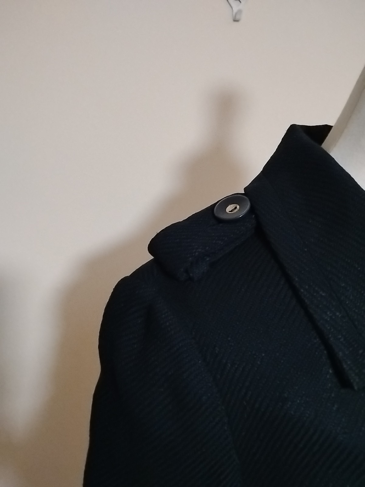 100% Silk Knit Fully Lined Jacket Button Down Bla… - image 2