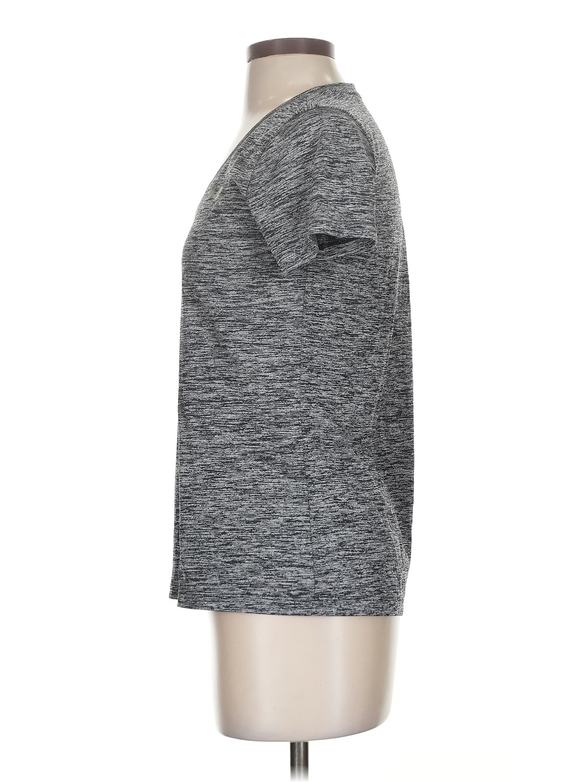 Under Armour Women Gray Active T-Shirt XS thumbnail 4