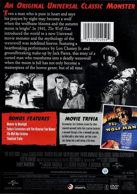 The Wolfman (DVD, 1941) for sale online | eBay