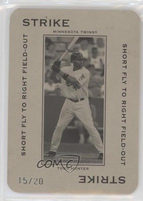 2005 Donruss Throwback Threads Polo Grounds 15/20 Torii Hunter #PG-78 0a4v
