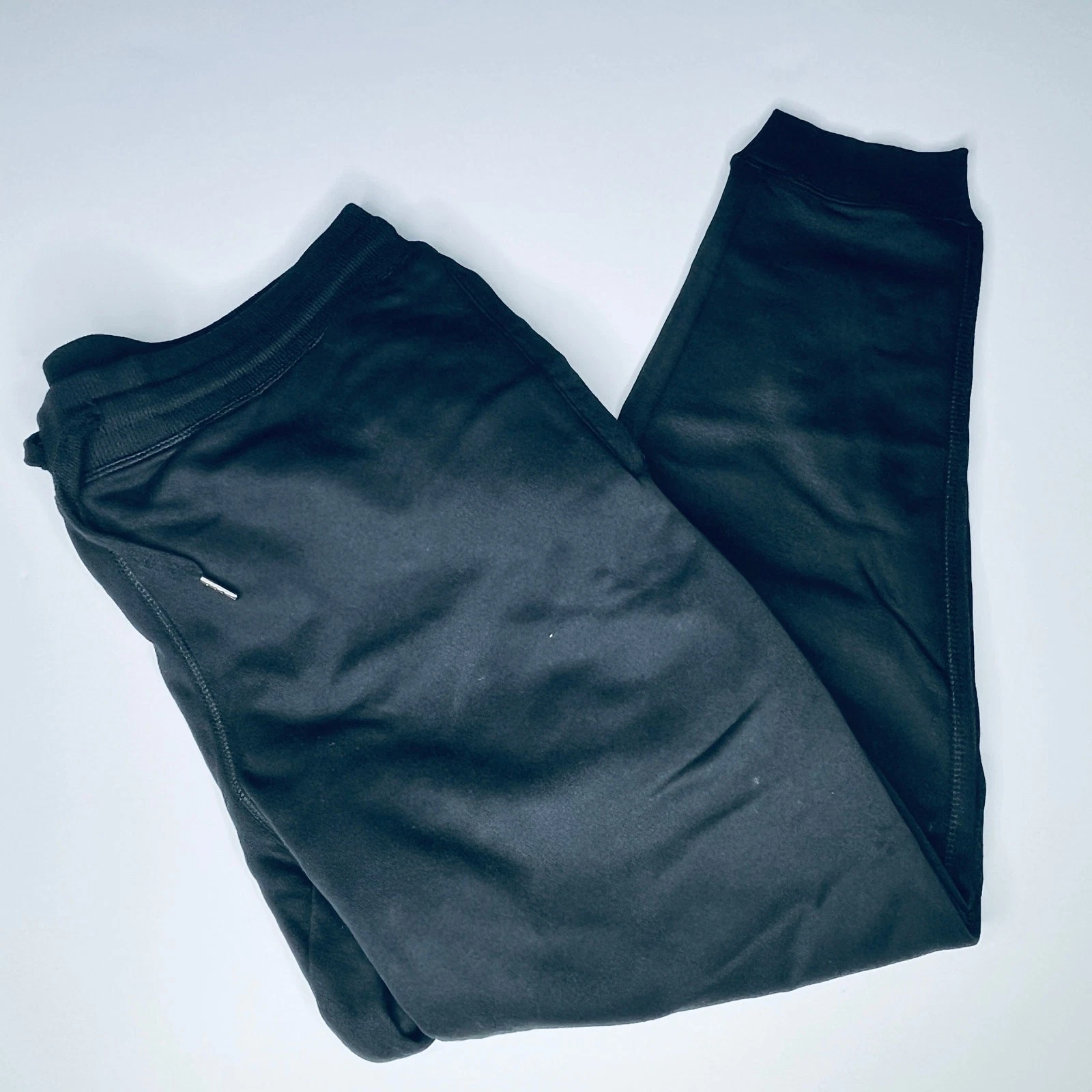Member's Mark Men's Fleece Jogger Pants Black New