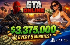 GTA 5 Online 3.375.000 Every 5 Minutes PS5 ONLY
