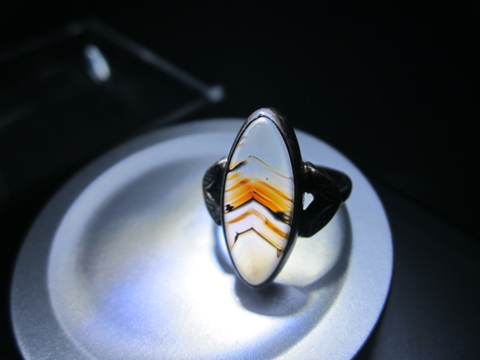 ART DECO FULLY HALLMARKED SOLID STERLING SILVER G… - image 1