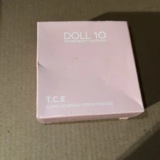 Doll 10 T.C.E. Super Coverage Serum Powder Deep Full Size – NEW