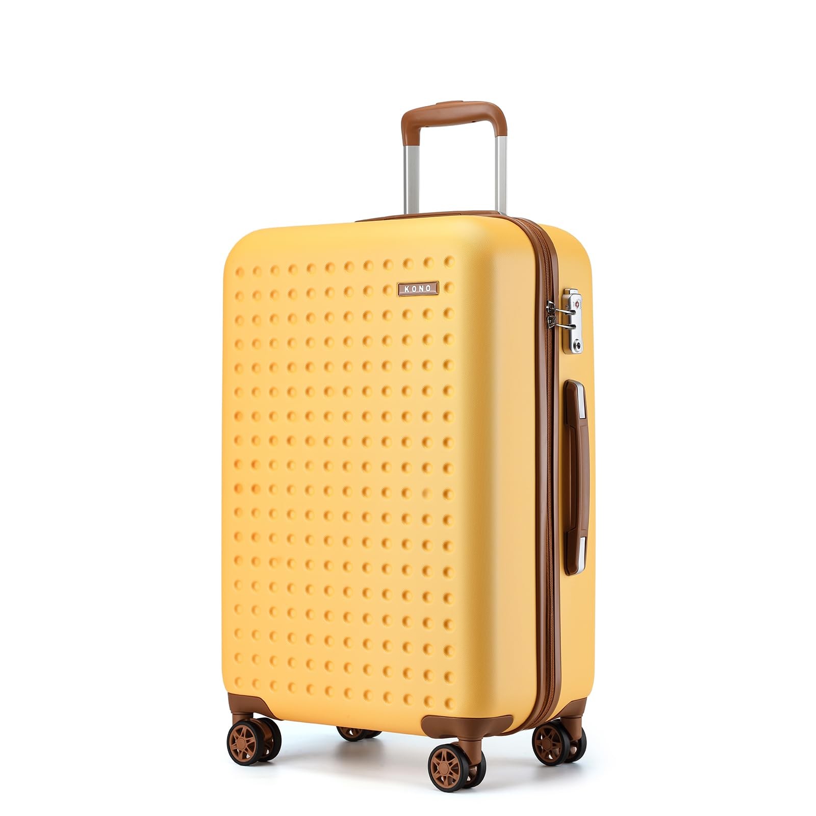 24 Inch Luggage Medium checked Lightweight Hardside Suitcase