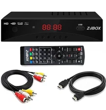 Digital TV Converter Box ATSC Cabal Box  ZJBOX for Analog HDTV Live 1080P Record