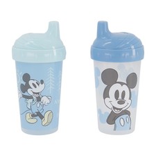 Disney Toddler Sippy Cups for Boys  10 Ounce Mickey Mouse Sippy Cup Pack of Two