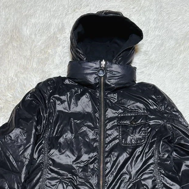 Burberry London Blue Label Hooded Reversible Puffer Jacket BK/36/VG LTD From JP - Image 3 of 4