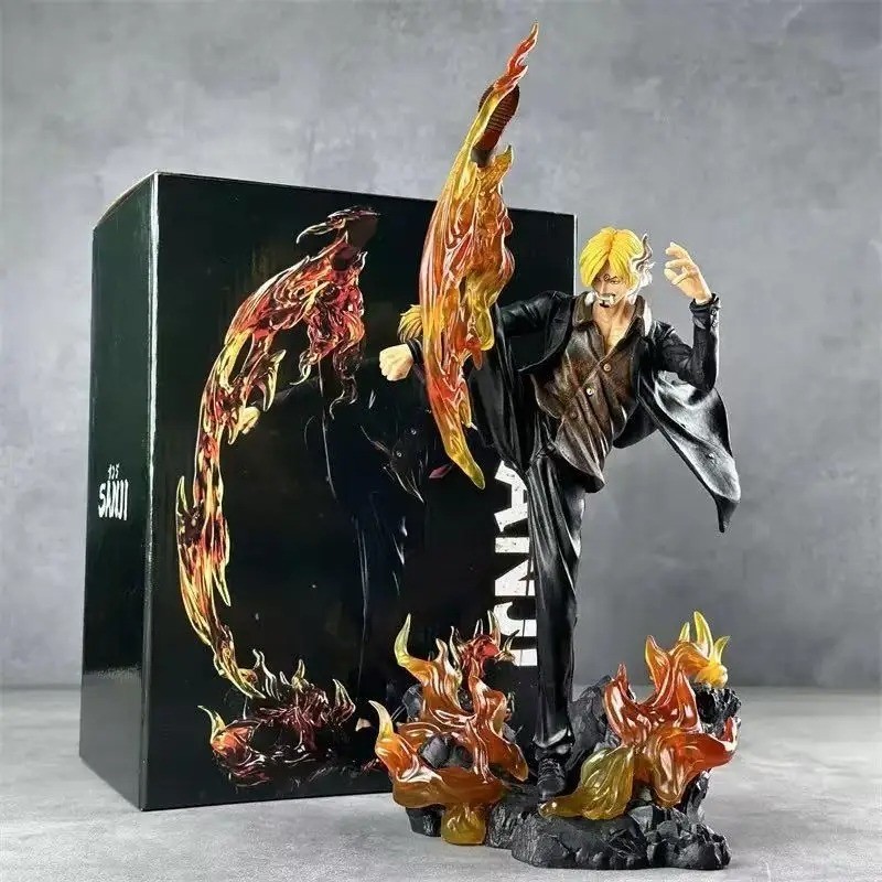 Figurine Sanji 34 cm One Piece parfaite pour décorer une étagère de salon