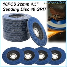 10x 115mm Ceramic Flap Discs Sanding Grinding Cutting Wheel  #40 Grit 4.5in 9.99 per disc
