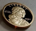 2007-S Sacagawea Dollar Proof — photo from another recent sale