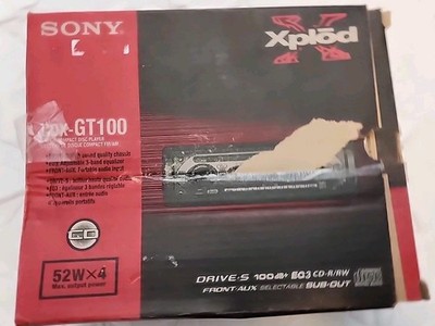 Sony CDX-GT100 CD Player In Dash Receiver Open Box New