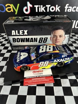 #88 Alex Bowman 2019 Axalta Camaro 1/14 Autographed