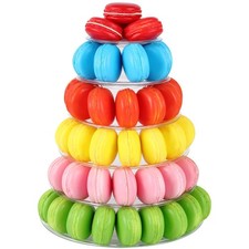 Juexica 6 Tiers Macaron Tower Stand Cupcake Display Rack