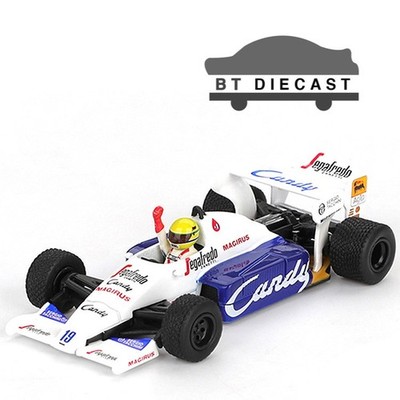 MINI GT TOLEMAN TG184 1984 MONACO GRAND PRIX 2ND PL. 1/64 #19 A. SENNA MGT01118