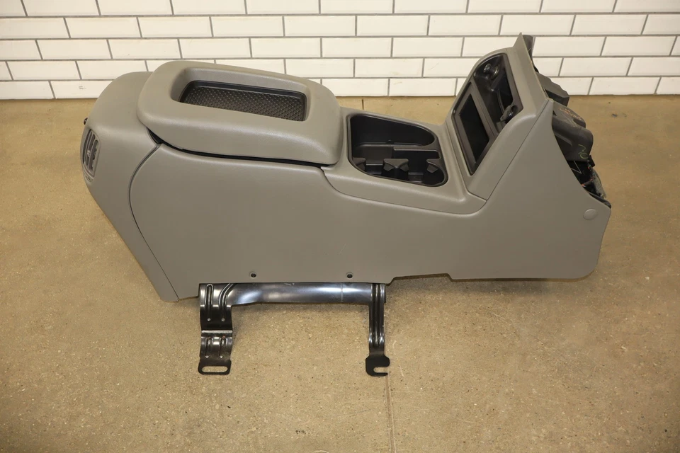 03-07 Chevy Silverado GMC Sierra Crew Cab Gray Leather Heated Seat Set OEM - Изображение 2 из 4