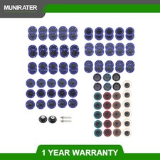 104PC 2" Sanding Discs Die Grinder Quick Change Disc Set W/ 1/4 Holder 0.21 per gallon