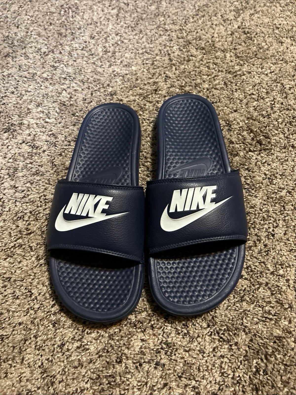 nike slides uomo taglia 11 nuove blu