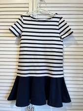 POLO RALPH LAUREN Girls Striped Stretch Dress sz.7