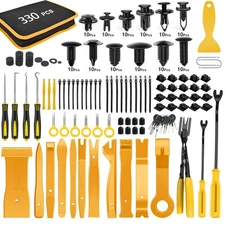 GOOACC 330Pcs Trim Removal Tool, Auto Push Pin Bumper Retainer Clip Set Fastener