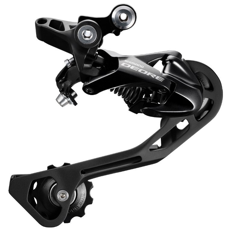 Deragliatore Shimano Deore RD-T6000 10 velocità SGS gabbia lunga nero trekking NUOVO