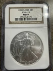 2006 Silver Eagle NGC MS69