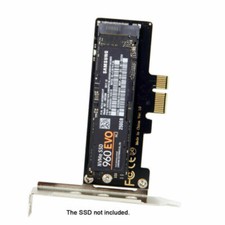 NFHK PCI-E 3.0 to M.2 NGFF M-Key SSD Nvme AHCI PCI Express Adapter Low Profile