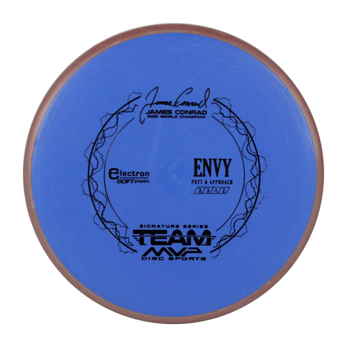 Axiom Disc Golf James Conrad Signature Electron Envy Soft Putter 3/3/0/2 Choose - Picture 7 of 140