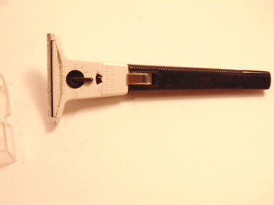 Vintage Gillette Techmatic Adjustable Safety Razor Original Shipping Box Ebay