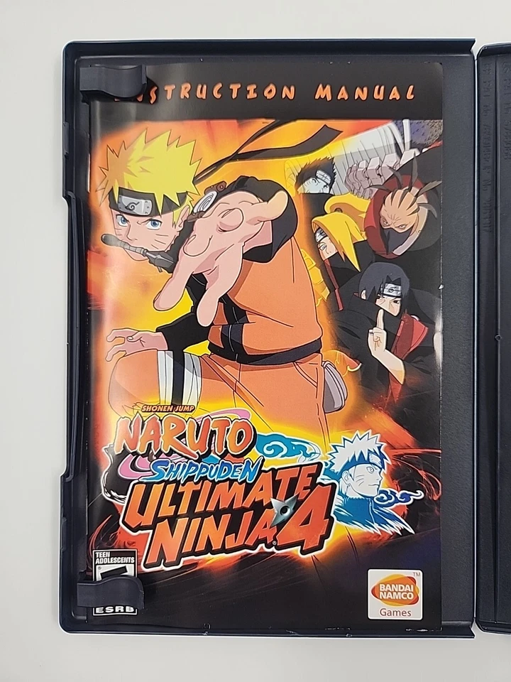 Ultimate Ninja 4 Naruto Shippuden PS2 PlayStation 2 Completo En Caja Original Foto 4 de 4