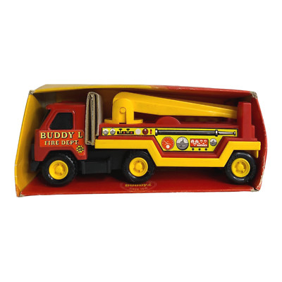 Vintage 1980 Buddy L Hook-N-Ladder 5'' Fire Truck H-4890 Mint in Original Box