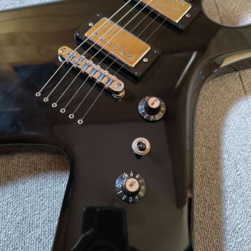 B.C. Rich Warlock Electric Guitar Black Chrome Parts Used Product From Japan - Picture 4 of 20