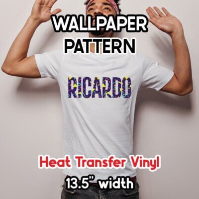 Wallpaper / Geometric Shapes Patterned HTV 13.5'' ROLL **FREE SHIPPING**