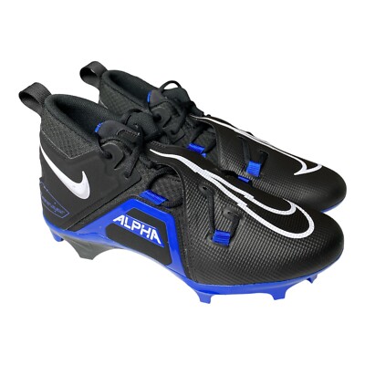 Nike Alpha Menace Pro 3 Football Cleats Mens Sizes Black Blue CT6649 007 Nike Alpha Menace Pro 3 Football Cleats Black Blue CT6649  main image 4