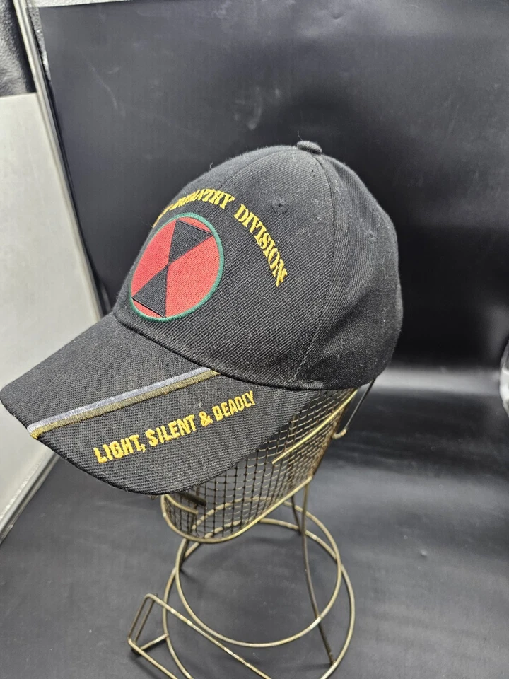 Gorra de béisbol 7ª División de Infantería Sombrero del Ejército Emblema mortal ligero silencioso Foto 2 de 4