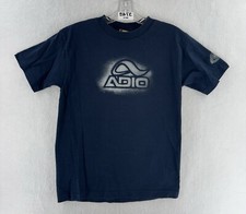 Vintage Y2K Adio Skateboarding Shirt Men's S Spray Paint Grunge Made In USA
