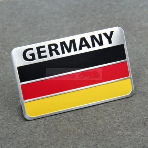 Rear Emblems Badge Sticker Decal Germany Land Flag Powered By Germany - Image 3 of 4
