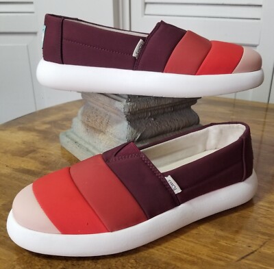 Nice Pair Of Toms Alpargata Mallow Puff Slip Ons Size 7.5