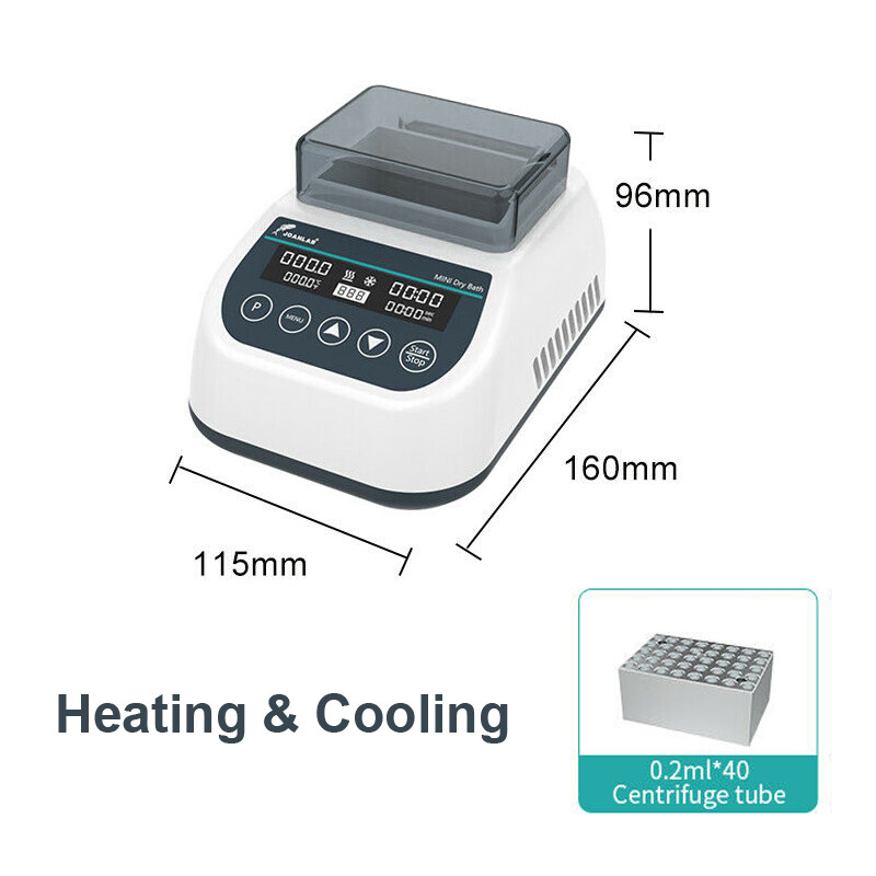 Lab Digital Mini Dry Bath Incubator Heating & Cooling with